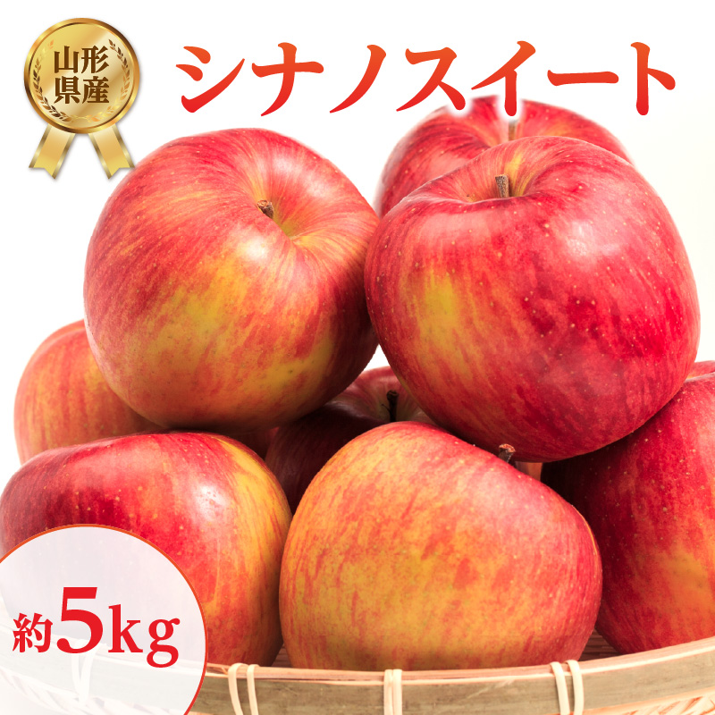 《先行受付》シナノスイート約5kg 【2026年10月上旬頃～発送予定】【山形県産りんご】