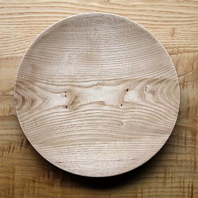 ふるさと納税 小浜市 栗の木皿(直径約30cm)