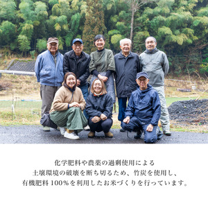 【定期便６回】 令和8年度産 新米 発送開始！ 特別栽培米 竹炭米 コシヒカリ 5kg×6回 30kg 白米