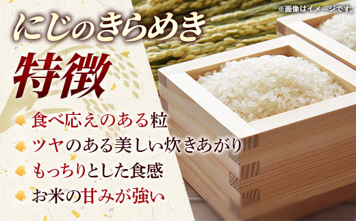 令和7年産 茨城県産 にじのきらめき 20kg（5kg×4袋） ／ お米 精米 新米 旨味 安心 美味しい 茨城県 五霞町