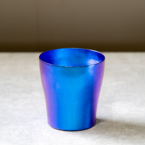 チタン二重タンブラー 玲 華チタン (群青) 250ml