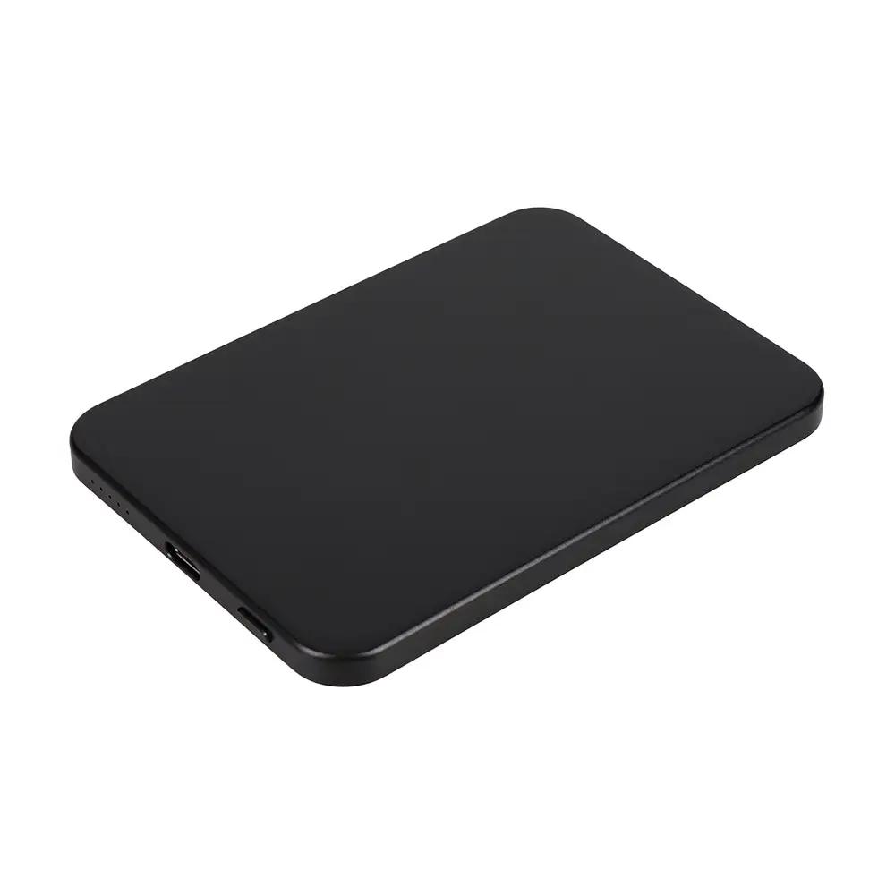 モバイルバッテリー オウルテック 準固体 超薄型 5000mAh ブラック 充電 モバイル