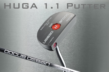 HUGA 1.1 PUTTER (センター) カーボンシャフト装着モデル | ゴルフ DOCUS クラブ パター ※離島への配送不可 golf ごるふ ゴルフ用品 スポーツ用品 スポーツ _CZ61