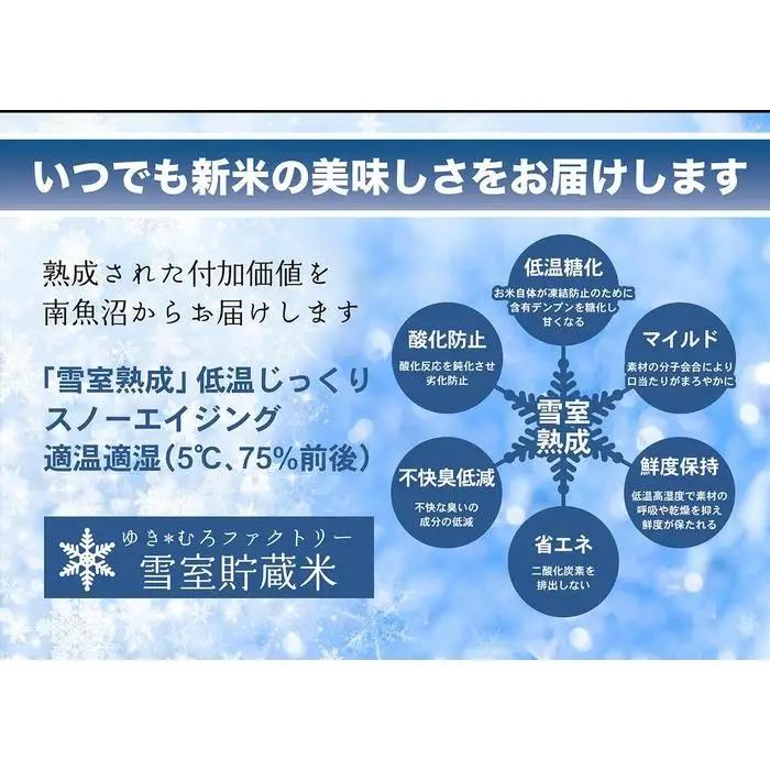 【令和7年】特別栽培【定期便5kg×12回】雪室貯蔵米 南魚沼塩沢産コシヒカリ　|  コシヒカリ