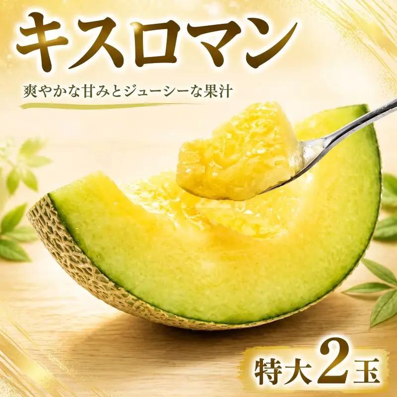 【2027年先行予約】 メロン キスロマン 特大 1.6kg以上 2玉 計3.2kg以上 茨城 果物 くだもの フルーツ 果実 青肉 青肉メロン 国産 めろん meron melon 旬 デザート 産地直送 農家直送 数量限定 期間限定 旬 お取り寄せ プレゼント ギフト 贈り物 ふるさと納税メロン 茨城県 鉾田市 ほこたメロン 佐藤農園