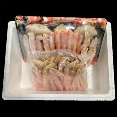 ふるさと納税 根室市 ボイルずわいがにと生冷ずわいがに棒肉ポーション F-01011 |  | 01