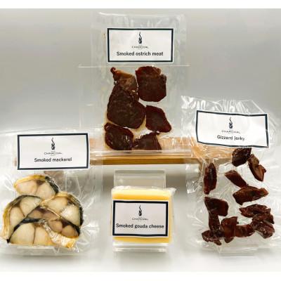 ふるさと納税 由利本荘市 ウイスキーの「マリアージュ」燻製セット　計4種類 |  | 01