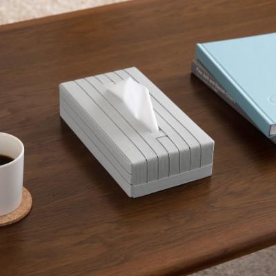ふるさと納税 奥州市 暮らしを彩る道具 バンドシー ティッシュケース mini ライトグレー [AR092] |  | 01