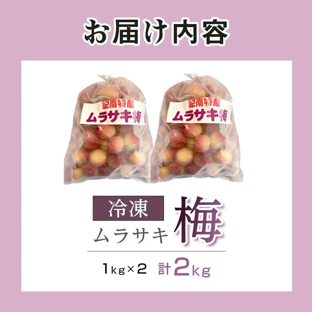 ［数量限定］綺麗な紫色のジュースができます！紀州特産 冷凍紫梅 2kg