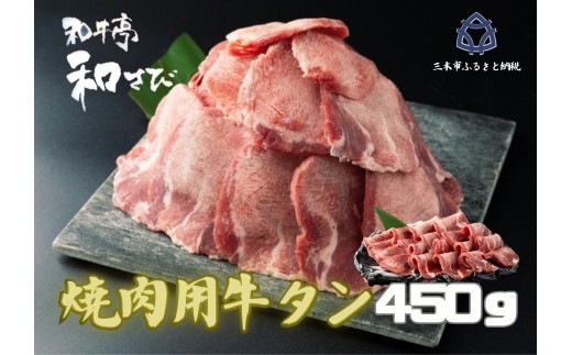 
                  牛タン　焼き肉用　450ｇ
                