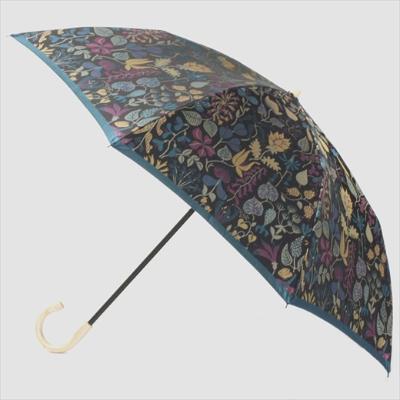 ふるさと納税 富士河口湖町 槙田商店【晴雨兼用】折りたたみ傘 スティグリンドベリ【HERBARIUM】(ハーバリウム) グリーン |  | 01