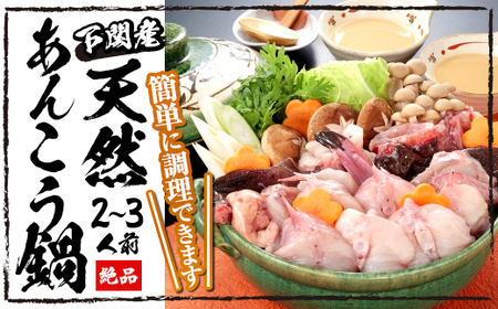 下関産 天然あんこう鍋 2~3人前  あんこう 鮟鱇 あんこう鍋 天然あんこう 特産あんこう AY205