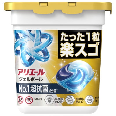 P&G　アリエールジェルボール　プロパワー　お試しセット　本体&つめかえ用ハイパージャンボサイズ【1685821】