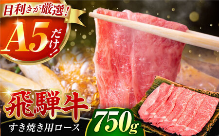 A5 飛騨牛 特選ロース すき焼き用 750g / 牛肉 ロース ろーす すき焼き すきやき ローススライス すき焼き用牛肉  うす切り 飛騨牛 A5 a5  すき焼き / 御嵩町 / 肉のキング [AVAG001]