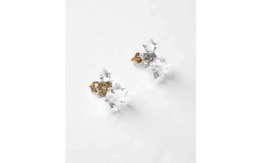 HARIO ピアス ホシアカリ HAA-HO-P｜耐熱 ガラス アクセサリー ハリオ 職人 繊細 フォーマル カジュアル きれいめ おしゃれ 20代 30代 40代 贈答 プレゼント ギフト 贈り物 