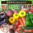 【ふるさと納税】 定期便 野菜 6回7~8品程度 6か月 詰め合わせ セット 毎月お届け 半年間 高知県 須崎市人気 ランキング 食品 お楽しみ バラエティ おすすめ