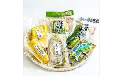 
            就一郎漬本舗　信州減塩仲間 ［１］　信州名産漬物セット
          