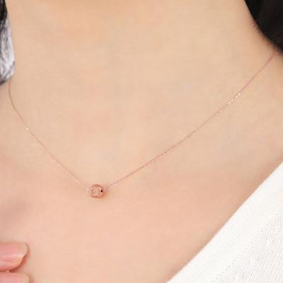 ふるさと納税 笛吹市 K18PG　フラッシュボールペンダント　6mm　P6096ーR |  | 01