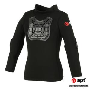 apt' プロテクター キッズ インナー ランバイク用 パッド付シャツ 腕カバー 肘プロテクター 付き 子供用シャツ STGIN　22-028【サイズ選択可能】