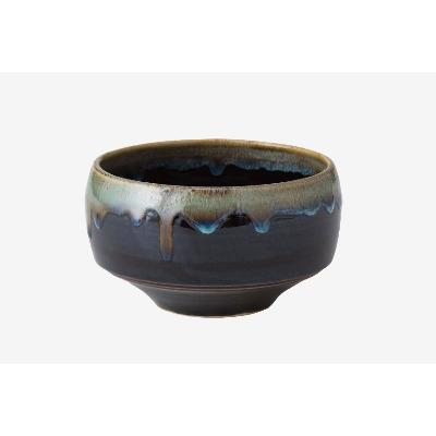 ふるさと納税 長崎県 【波佐見焼】φ11.5cmの小ぶりな抹茶碗・旅茶碗　寂天目【西海陶器】1 18174