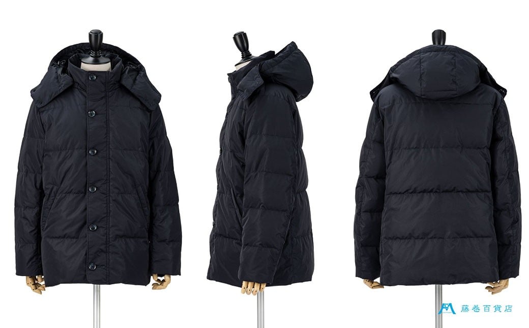 【Mサイズ】 【藤巻百貨店】 HOKKAIDO DOWN×CENTENA （ネイビー） 北海道ダウンコート M 【2026年12月上旬より順次発送】 ダウン ダウンコート コート ダウンジャケット 北