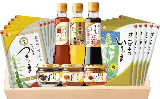 
                  オニザキ ごま 佃煮 油 セット つきごま かおりごま油 きんぴらのたれ 白 ごま油 金ごま 生姜 かつお 海藻 | ごま ふりかけ ゴマ 胡麻 いりごま すりごま たれ _c-78
                