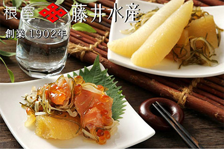 [鮭匠ふじい]鮭と数の子の松前漬けセット(各250g×5P) D-42015