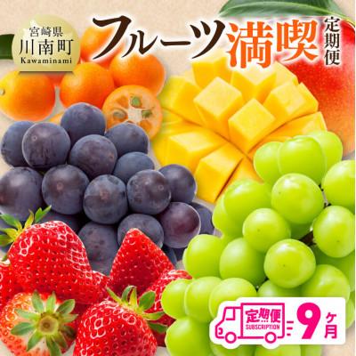 ふるさと納税 川南町 【発送月固定定期便】フルーツ満喫定期便(川南町)全9回