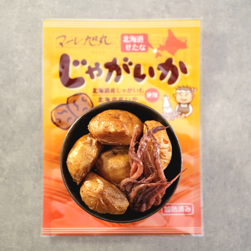 【北海道産じゃがいも使用】じゃがいか 5パックセット するめいか イカゲソ 冷凍 おつまみ 海鮮 野菜 せたな町 ふるさと納税_イメージ2