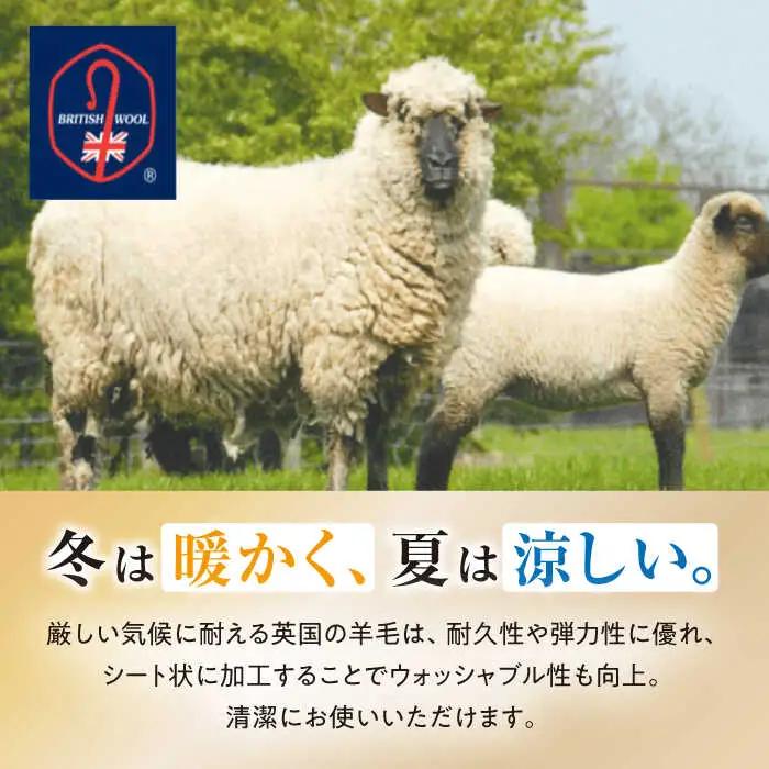 爽やかウールベッドパッド （シングル）[AQBC007] 敷きパッド