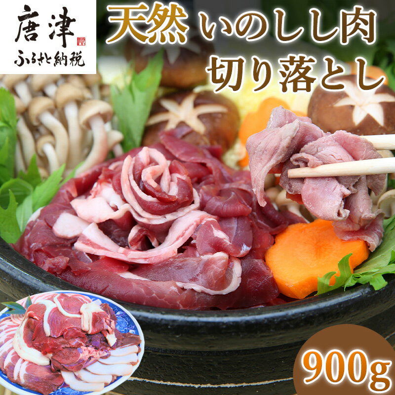 【ふるさと納税】天然いのしし肉切り落とし 900g 肉 ジビエ ぼたん肉 猪 ぼたん鍋の他 焼肉や炒め物など 冷凍 ジビエ「2025年 令和7年」