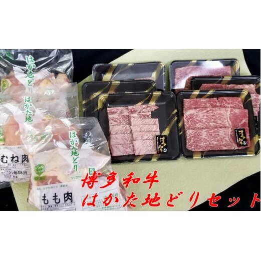 博多和牛 はかた地どり バラエティーセット【12ヶ月定期便】【O-003】