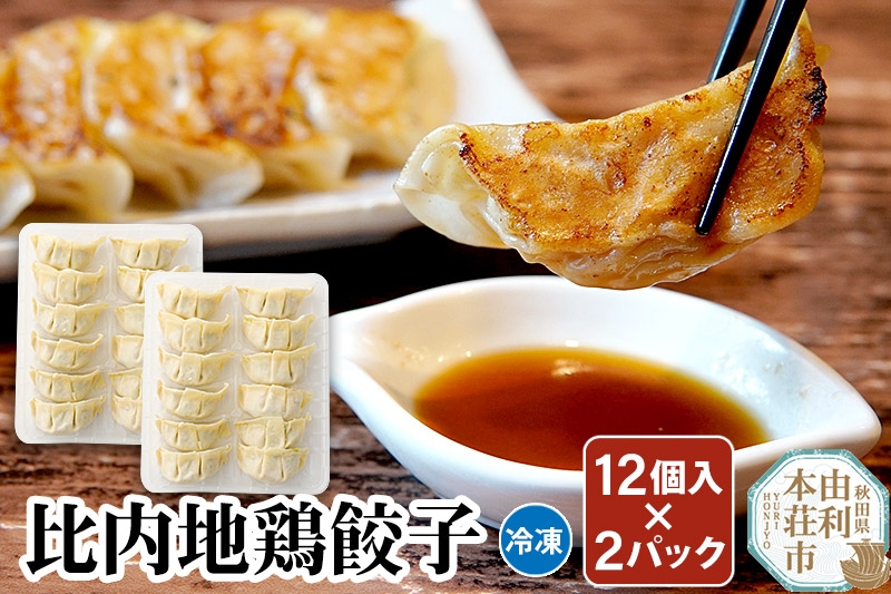 
比内地鶏 餃子12個×2パック
