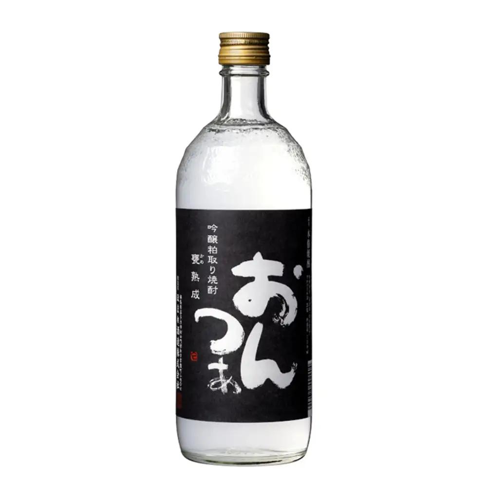吟醸粕取焼酎 おんつぁ 黒ラベル 720ml　ギフト　お土産　會津ほまれ　会津　喜多方【07208-0762】