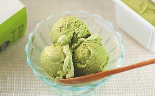 【四国一小さなまちのアイス屋さん】≪松崎冷菓≫自然派アイス 抹茶500ml セット 4個 2000ml 2l スイーツ デザート アイスクリーム おすすめ 美味しい 高知県 田野町