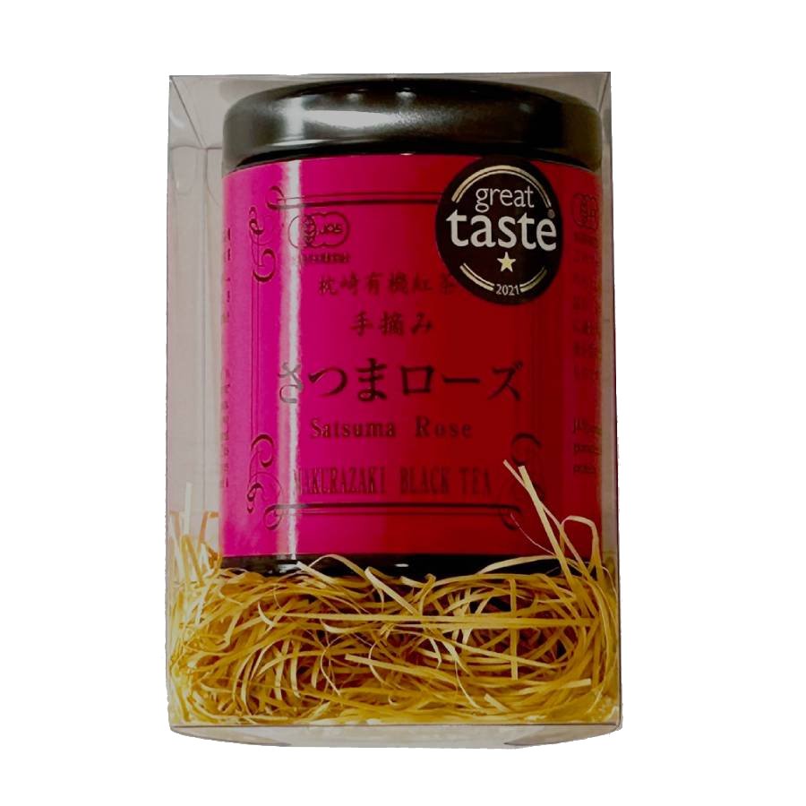 ＜KAORU園＞有機紅茶さつまローズ40g×1缶