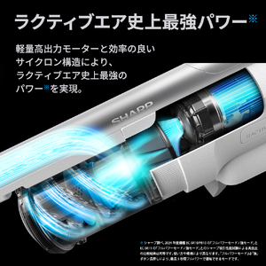 J153(ブラック系)　SHARP コードレススティック掃除機 EC-SR10-B（ブラック系）