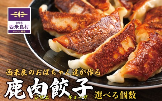 
                  【鹿肉餃子・鹿肉ぎょうざ】鹿肉餃子（ぎょうざ） 選べる 10個/30個 | 餃子 鹿肉 焼餃子 鹿肉ギョウザ 鹿肉の餃子 ジビエ餃子 ジビエ鹿 シカ シカ肉 鹿ジビエ 国産 いとまき倶楽部 宮崎県 西米良村 
                