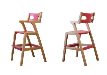 子どものための家具「rabi kids chair」（ワカナ＆ベビーベルトなし）