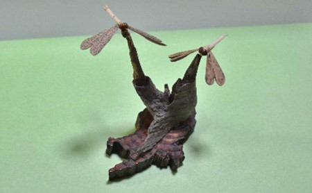 ＜京都産竹使用＞竹のバランストンボ2匹ver(大)リラックスインテリア!　019-09