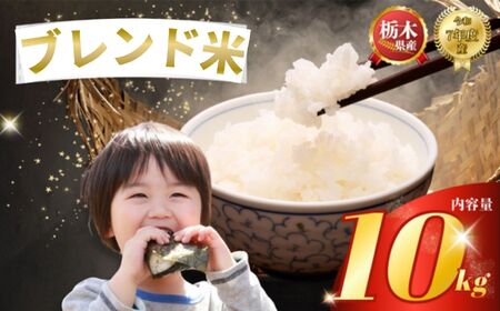 栃木県産 ブレンド米（10kg）【栃木県共通返礼品】AB | 栃木県 下野市