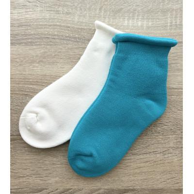 ふるさと納税 大和高田市 ふわもち鯛焼き靴下x2足組(ターコイズ、ホワイト)