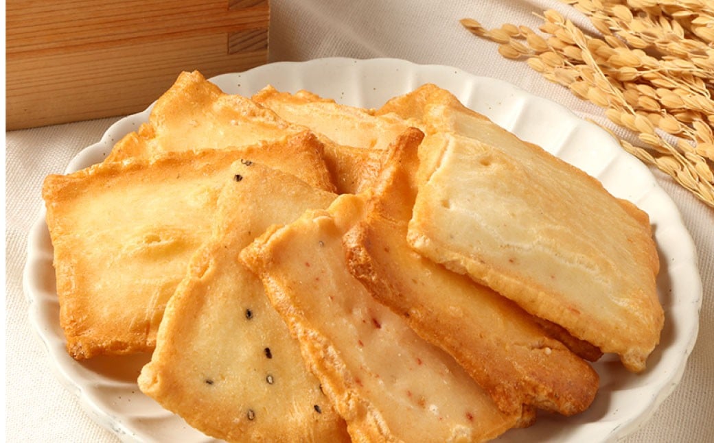 拘り素焼おかき 田舎焼850g【新興製菓】