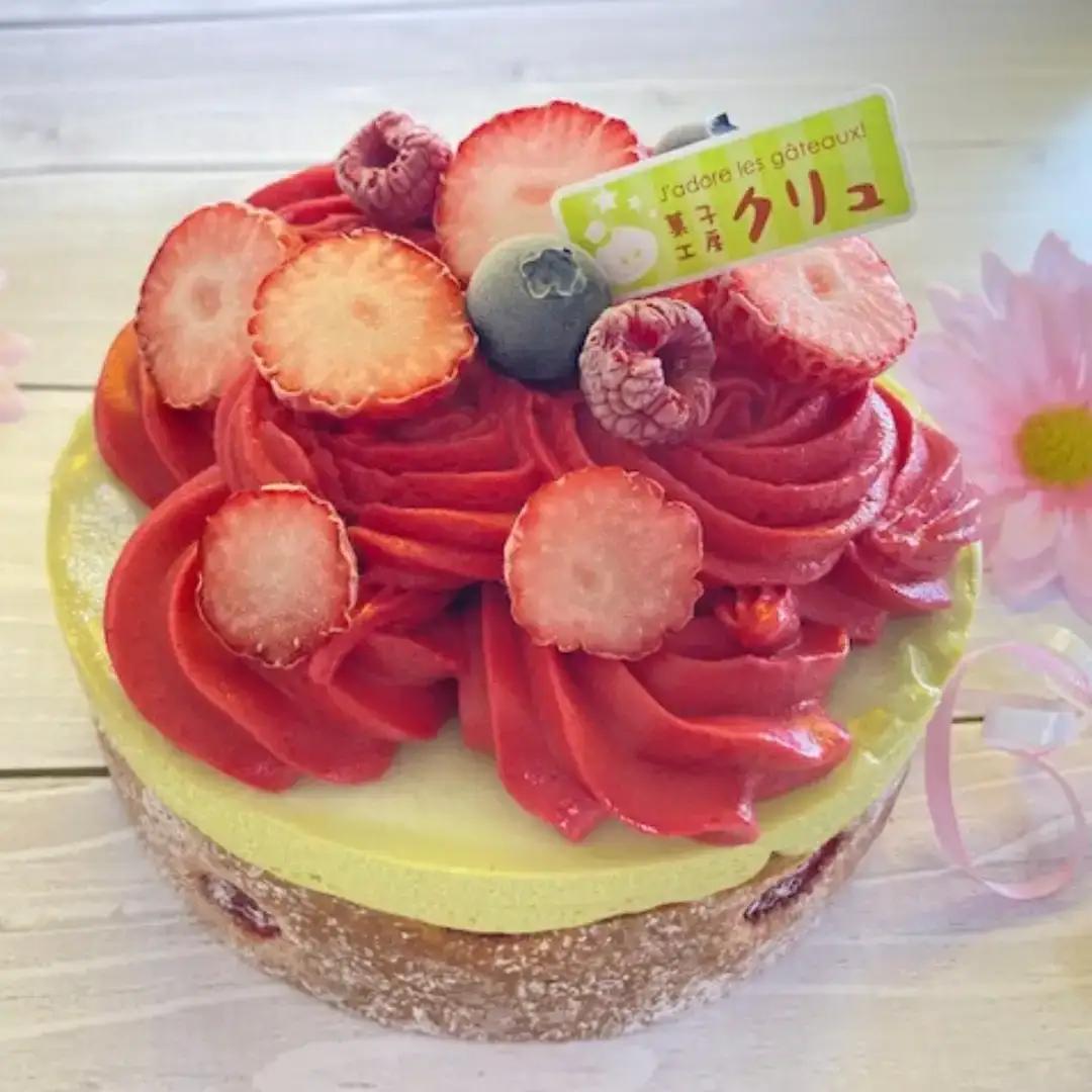 フランボワーズアイスケーキ ５号 アイス ケーキ 誕生日 お菓子 デザート スイーツ お取り寄せ 【016S030】