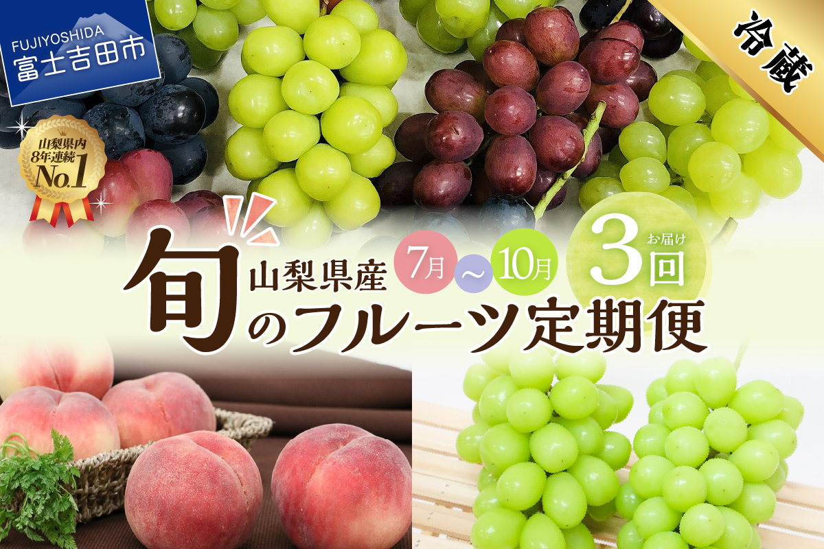 【3回お届け！】旬のフルーツ定期便