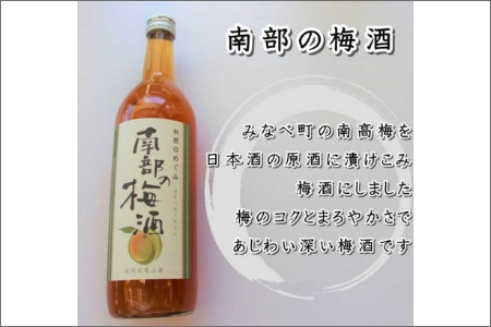 和歌のめぐみ（南部の梅酒・桃山の桃酒・龍神の柚子酒）【7010-5】