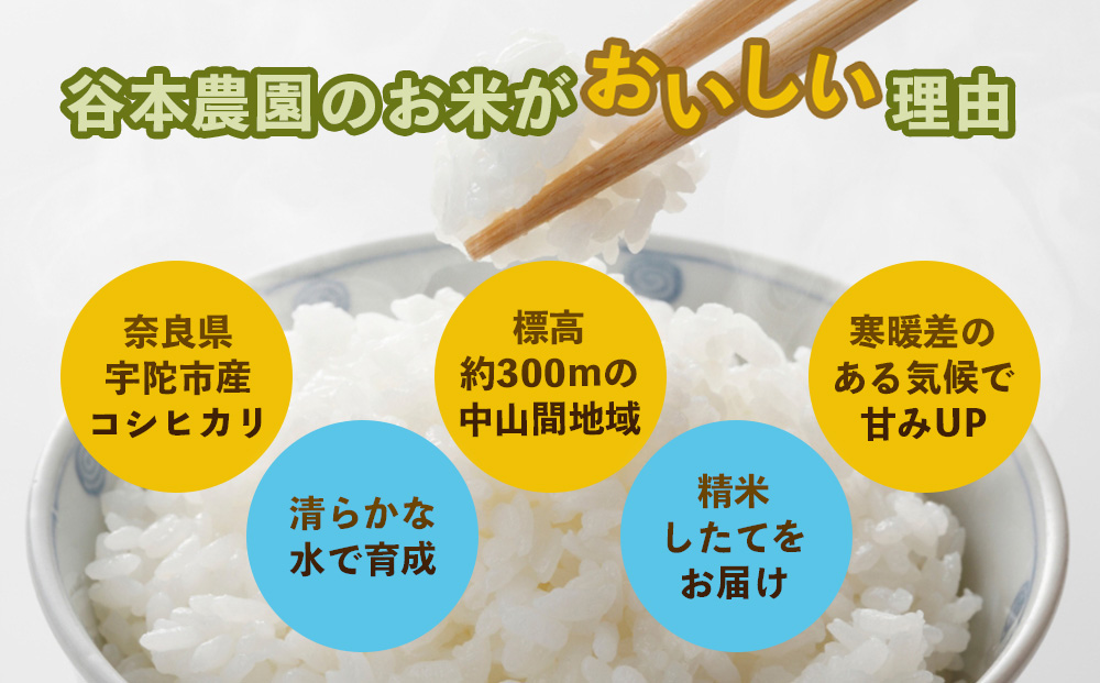 宇陀の自然が育てた 天空【sora】コシヒカリ 5kg｜奈良県宇陀産 白米
