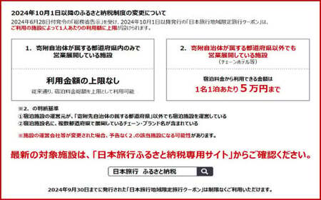 日本旅行 地域限定 旅行クーポン 60,000円