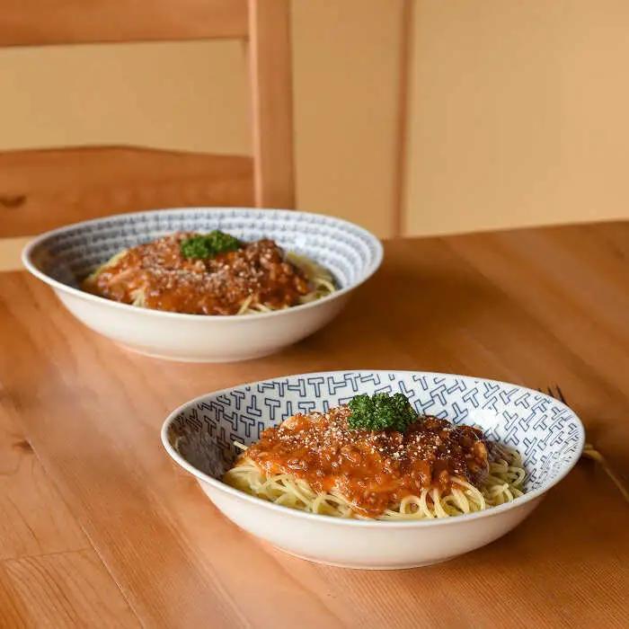 【波佐見焼】natural69カレーパスタ2枚セット ウッズ／ティーズ カレー皿 パスタ皿 北欧 食器 [QA61] 波佐見焼