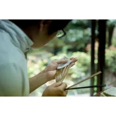 【みのや扇舗】/fan/fun扇子（小サイズ：檸檬）